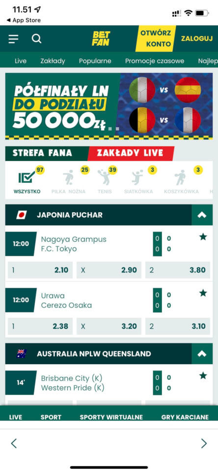 betfan aplikacja mobilna