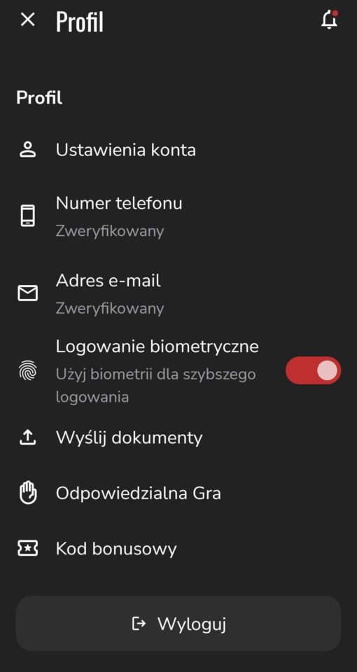 logowanie odciskiem palca w aplikacji pzbuk logowanie biometryczne w pzbuk