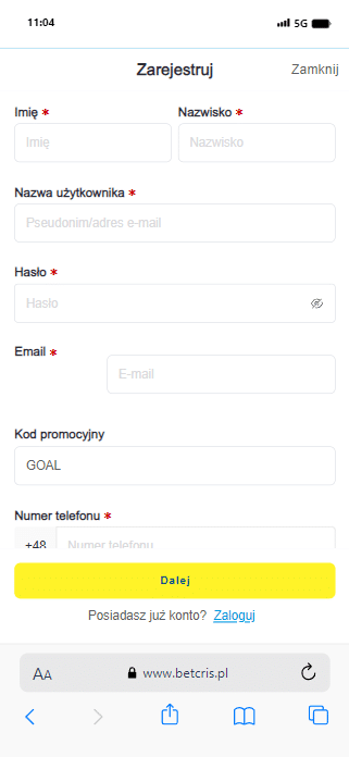 betcris rejestracja 1 betcris rejestracja 1