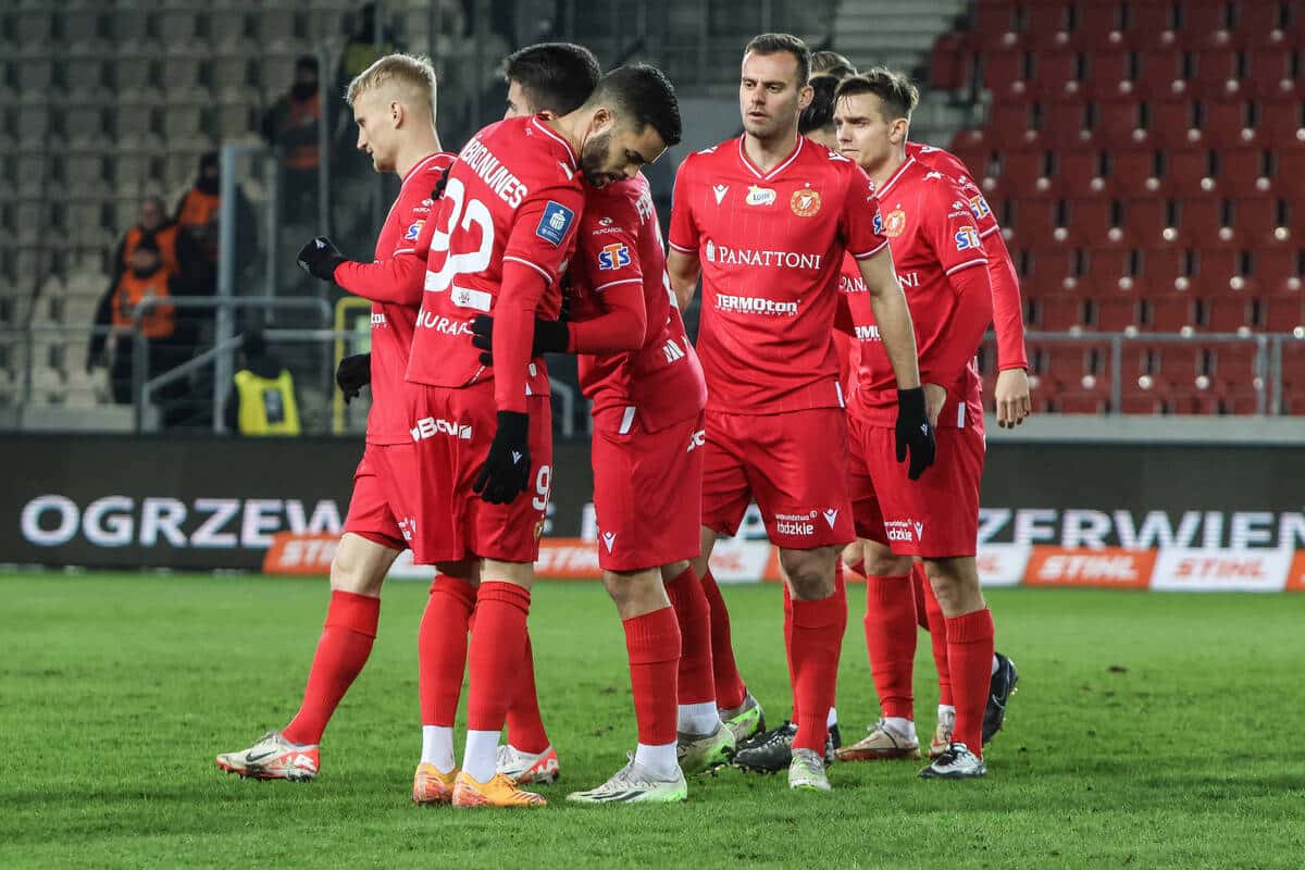 Piłkarze Widzewa Łódź
