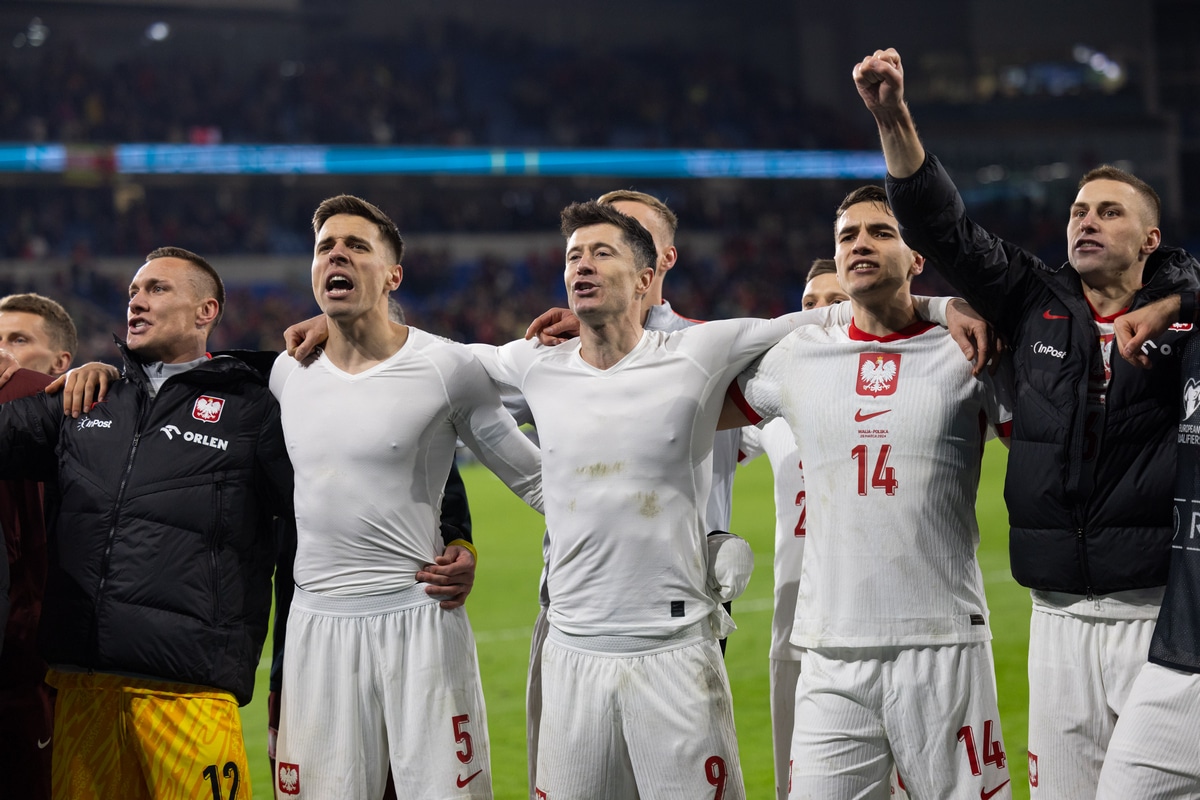 Radość reprezentacji Polski