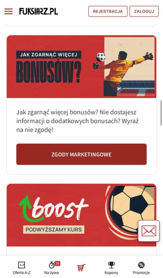 Fuksiarz promocje Fuksiarz promocje