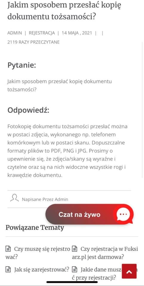Fuksiarz weryfikacja tożsamości FAQ Fuksiarz weryfikacja tożsamości FAQ