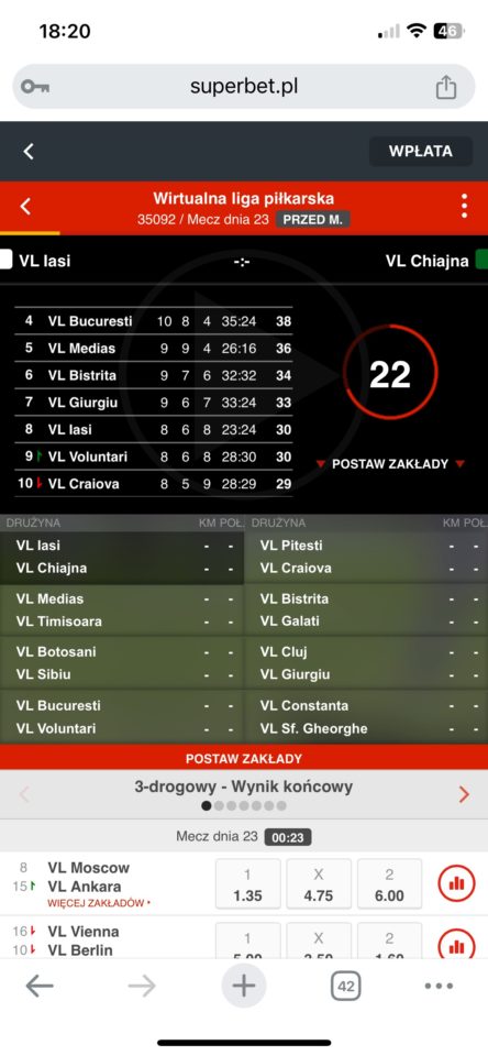 Piłka nożna w sportach wirtualnych Sporty wirtualne piłka nożna