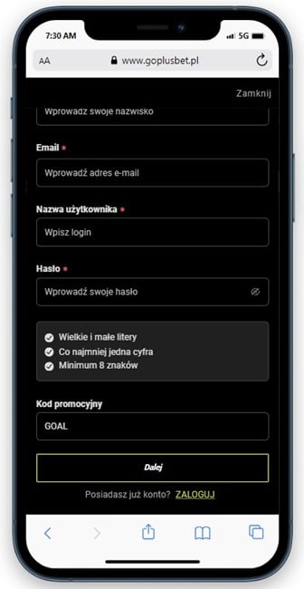 Rejestracja w GO+bet opinie GO+bet opinie o rejestracji