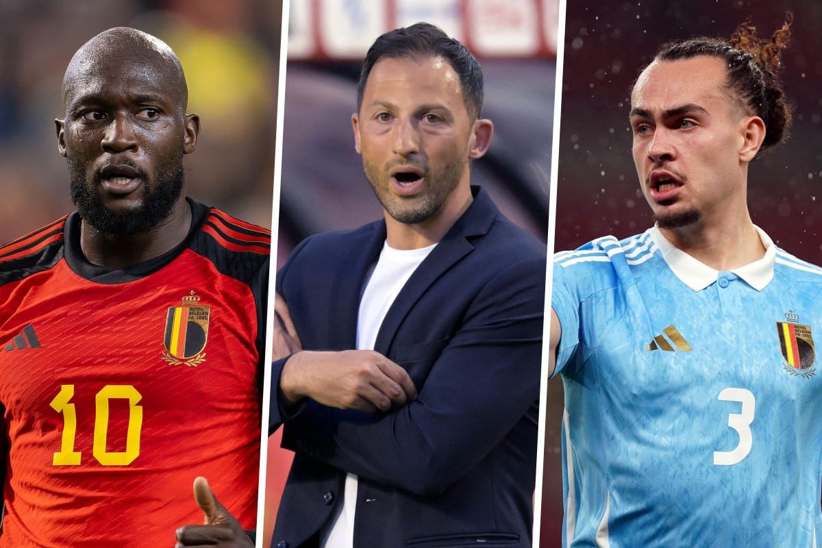 Romelu Lukaku, Domenico Tedesco i Arthur Theate