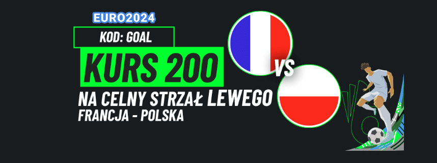 Totalbet. Promocja Euro 2024. Robert Lewandowski Totalbet. Kurs 200.00 za celny strzał Lewandowskiego
