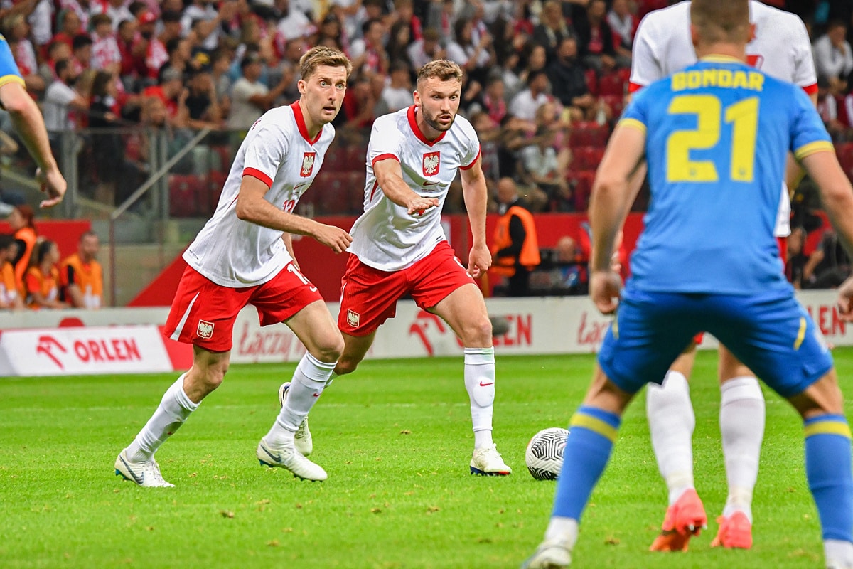 Taras Romanczuk i Sebastian Walukiewicz - autorzy goli ze stałych fragmentów gry