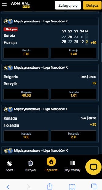 Admiralbet zakłady bukmacherskie Admiralbet zakłady