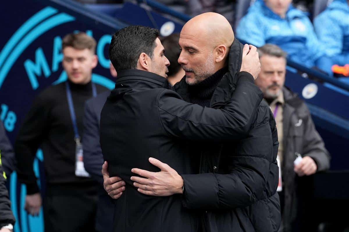 Mikel Aretta i Josep Guardiola