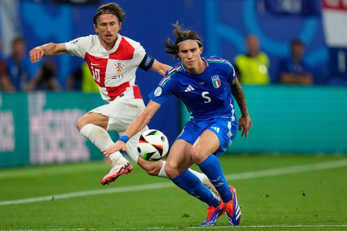 Luka Modrić i Riccardo Calafiori