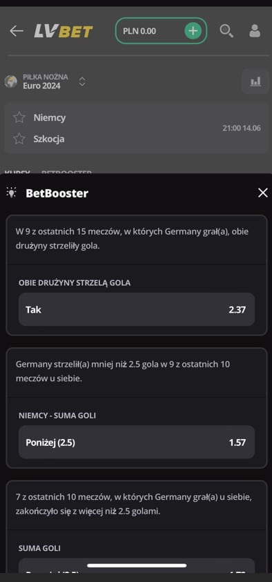 Funkcja w LV BET betbooster LVBET BetBooster