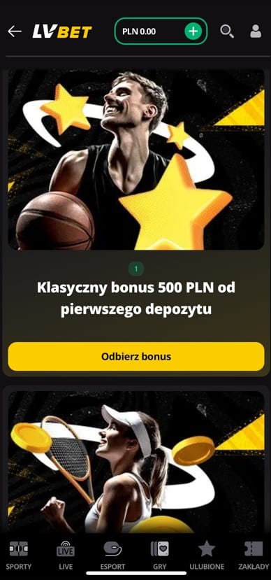 bonus powitalny w LVBET LVBET bonus powitalny