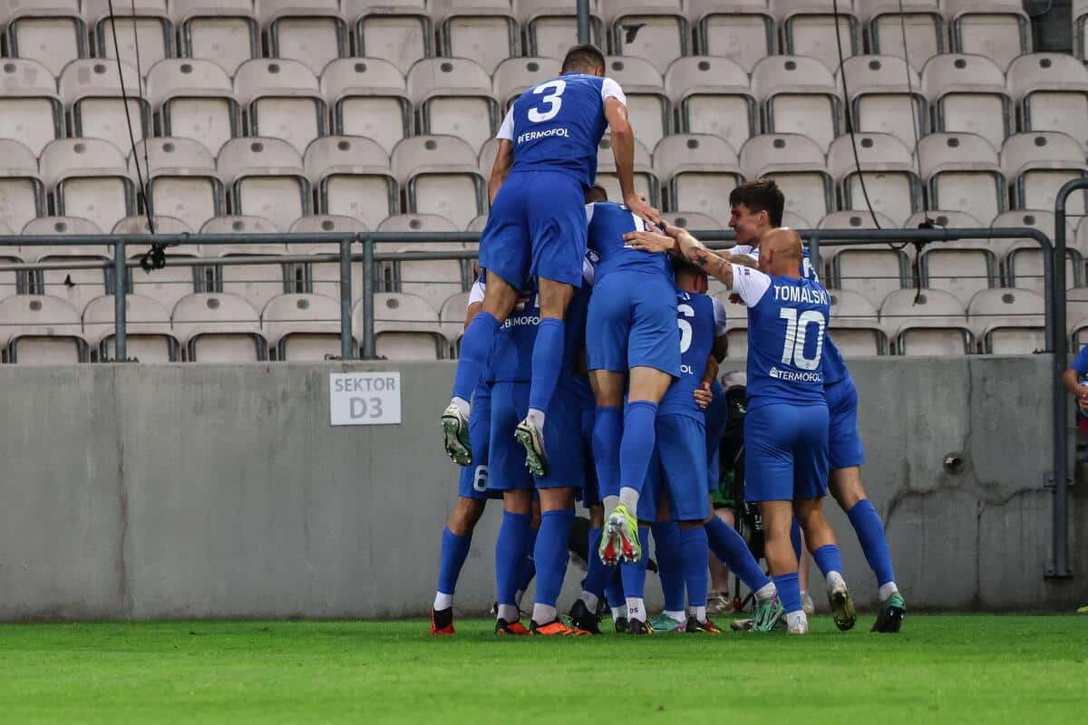 Piłkarze Puszczy Niepołomice