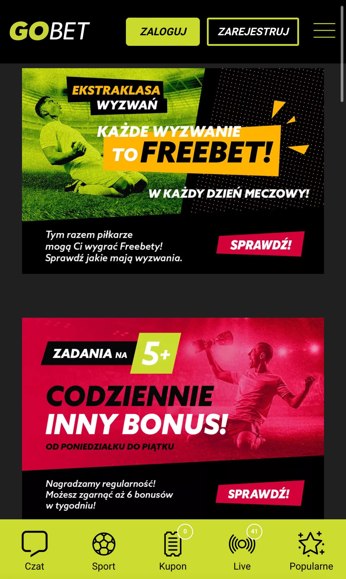 Opinie o promocjach w GO+bet Go+bet promocje dla stałych