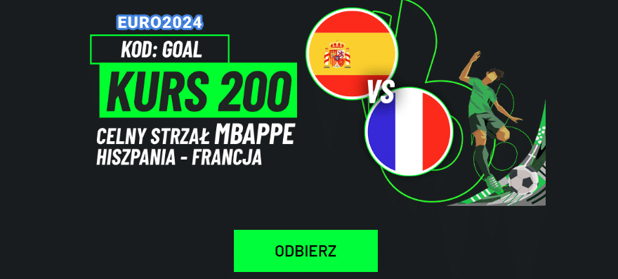 Promocja Totalbet na Euro 2024 Promocja Totalbet na mecz Hiszpania - Francja