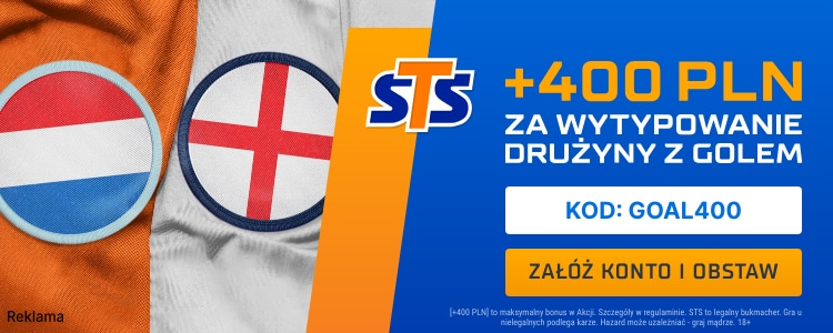 Promocja STS na Euro 2024 Promocja w STS na mecz Holandia - Anglia
