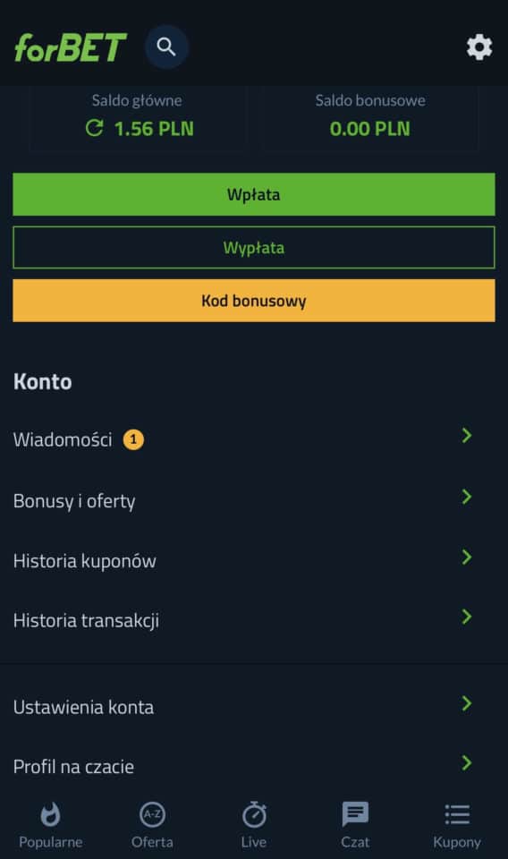 forBET wpłata