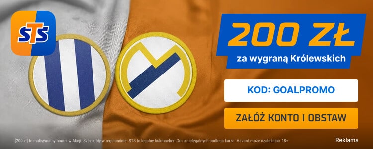 200 zł bonusu w STS za wygraną Leganes z Realem Madryt Promocja w STS na Leganes - Real Madryt