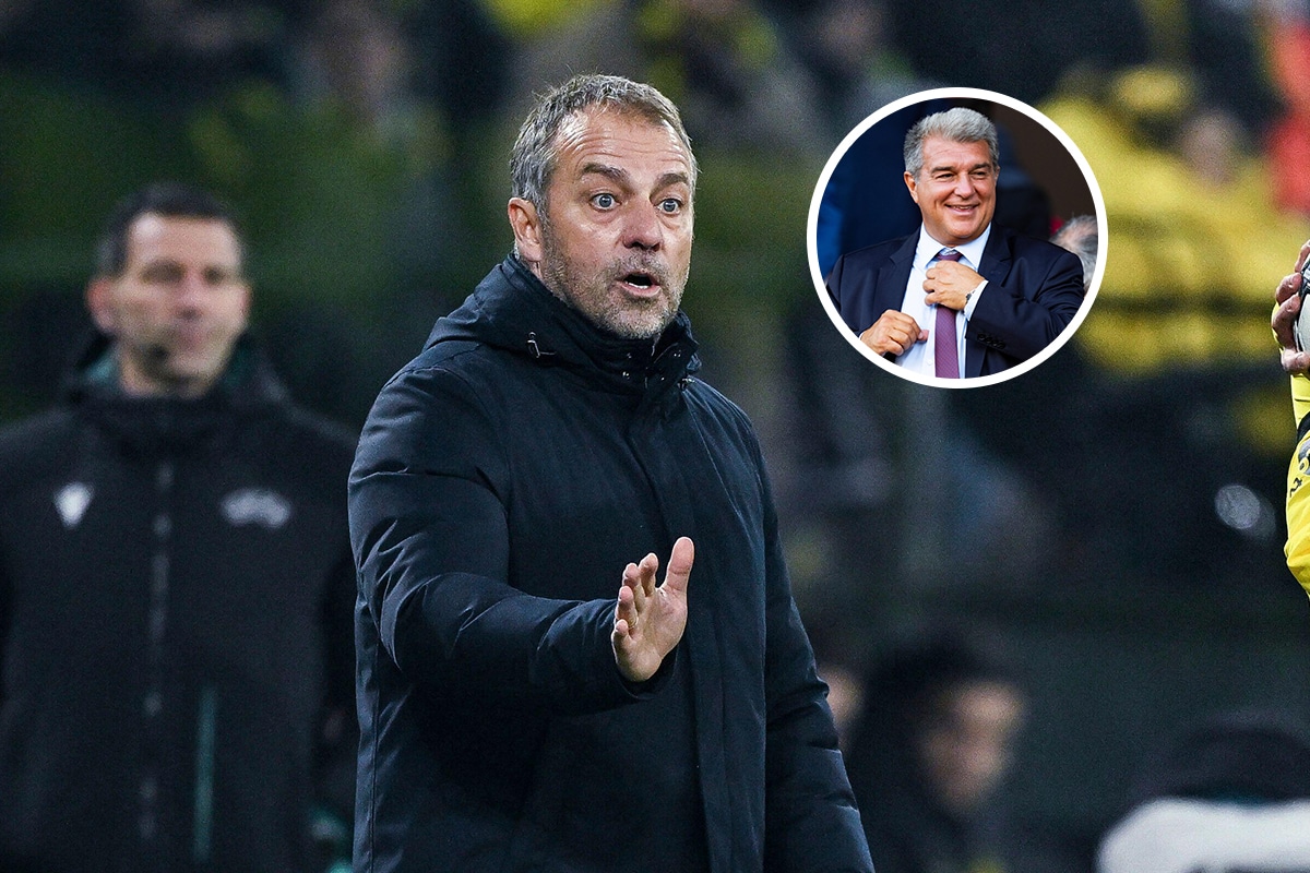 Hansi Flick i Joan Laporta