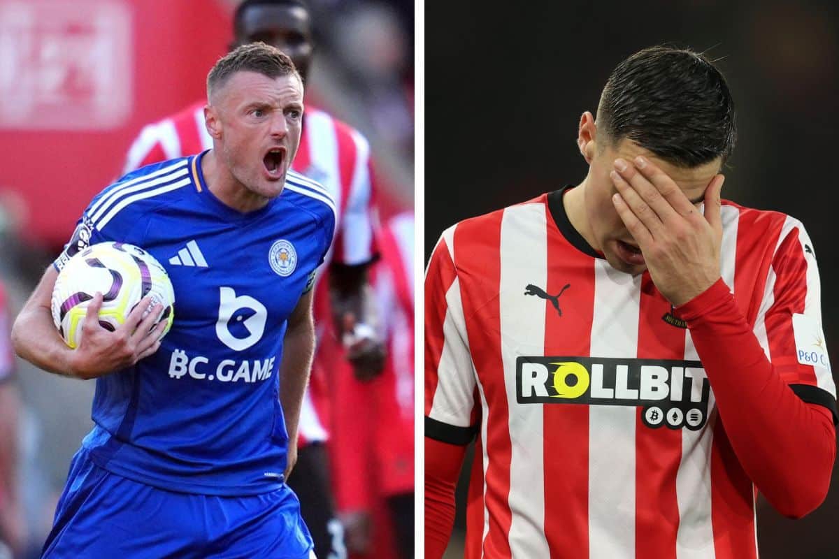 Jamie Vardy i Jan Bednarek