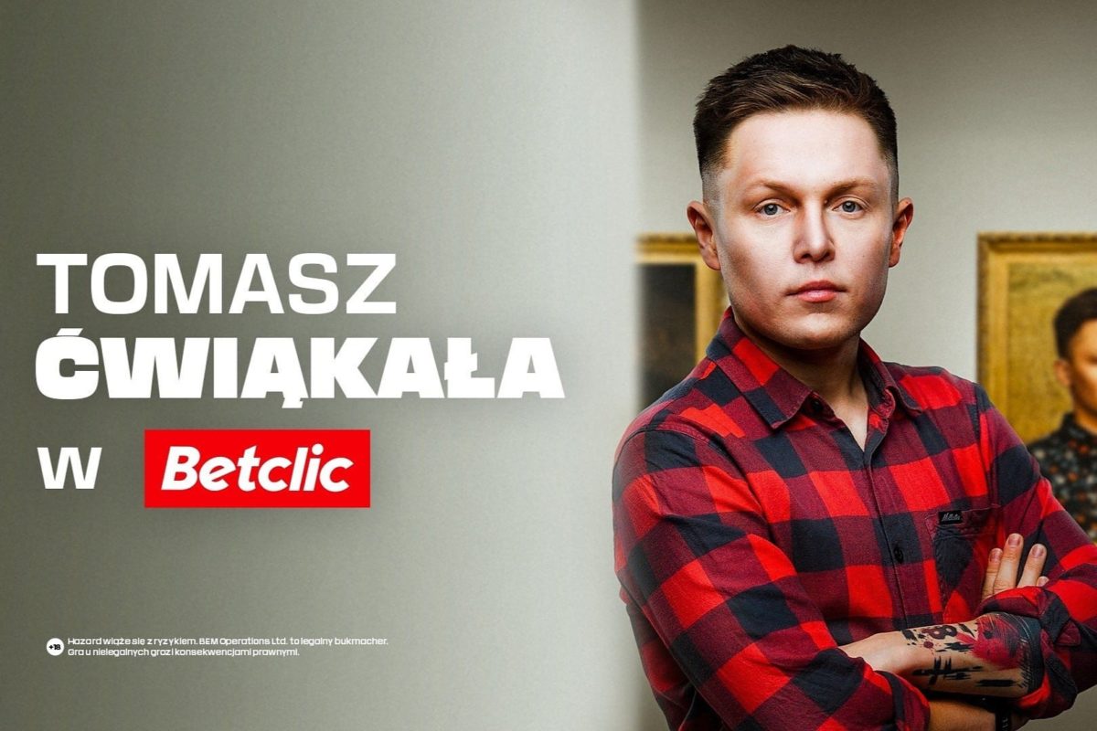 Tomasz Ćwiąkała połączył siły z Betclic. Został nowym ambasadorem