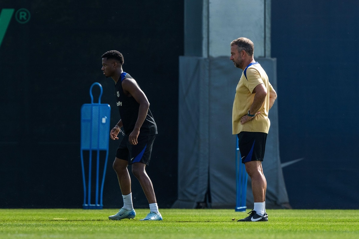 Hansi Flick i Ansu Fati