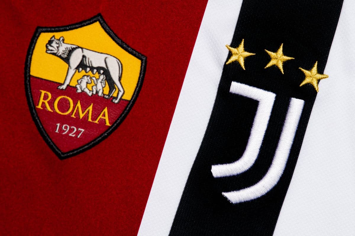 Roma i Juventus logo