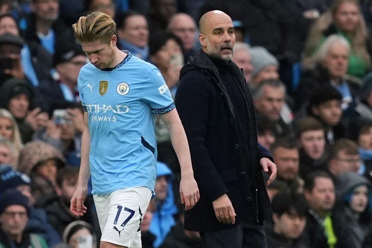 Kevin De Bruyne i Pep Guardiola
