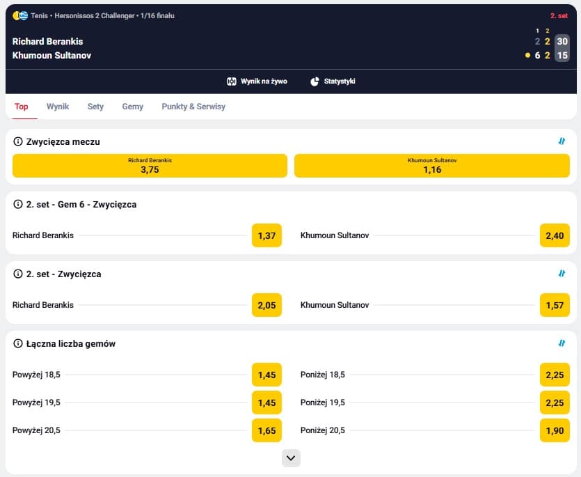 Zakłady na żywo Betclic