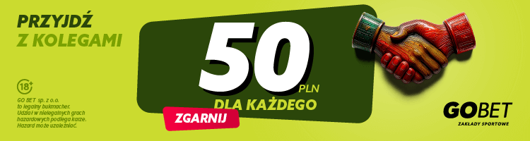 50 zł za każdego znajomego w GObet