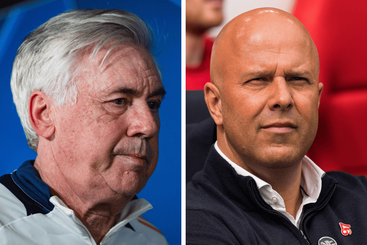 Carlo Ancelotti i Arne Slot
