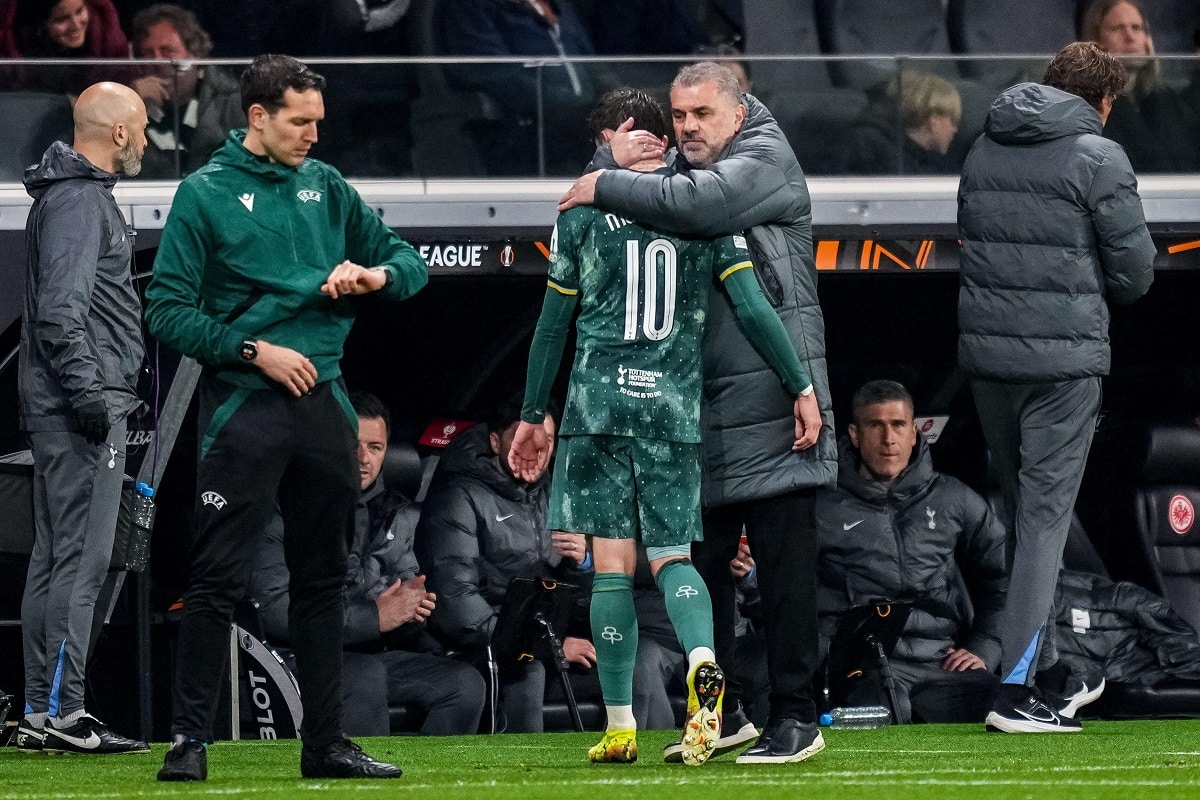 Ange Postecoglou i James Maddison