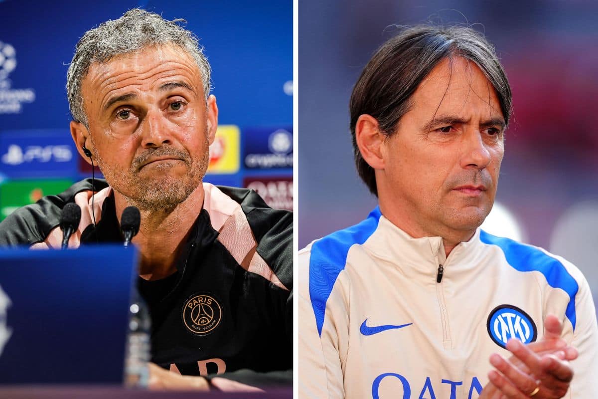 Luis Enrique oraz Simone Inzaghi