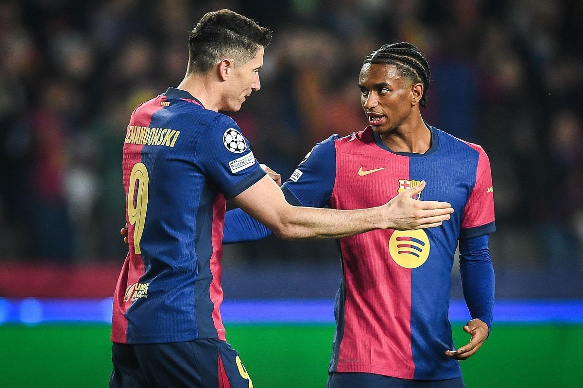 Robert Lewandowski i Alejandro Balde