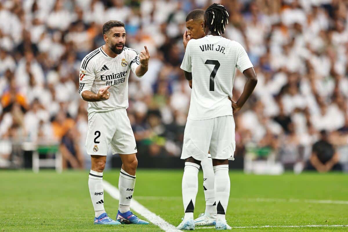 Dani Carvajal, Kylian Mbappe i Vinicius Junior