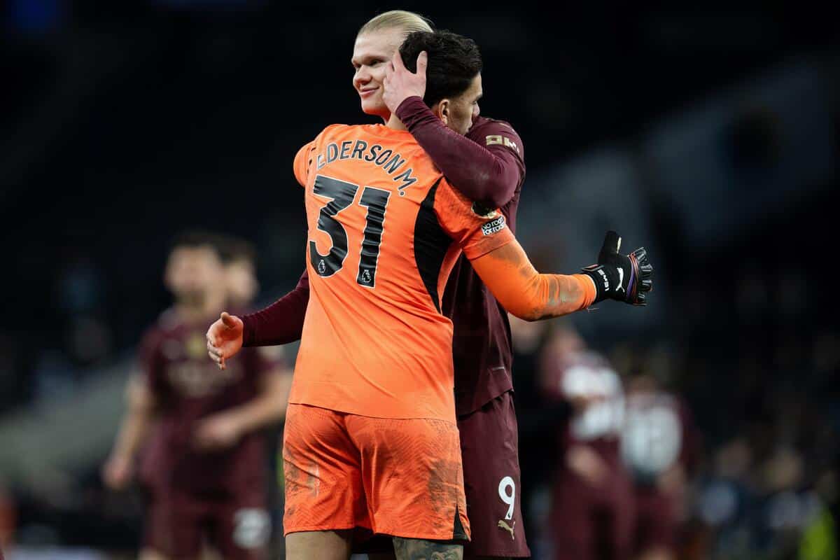 Ederson i Erling Haaland