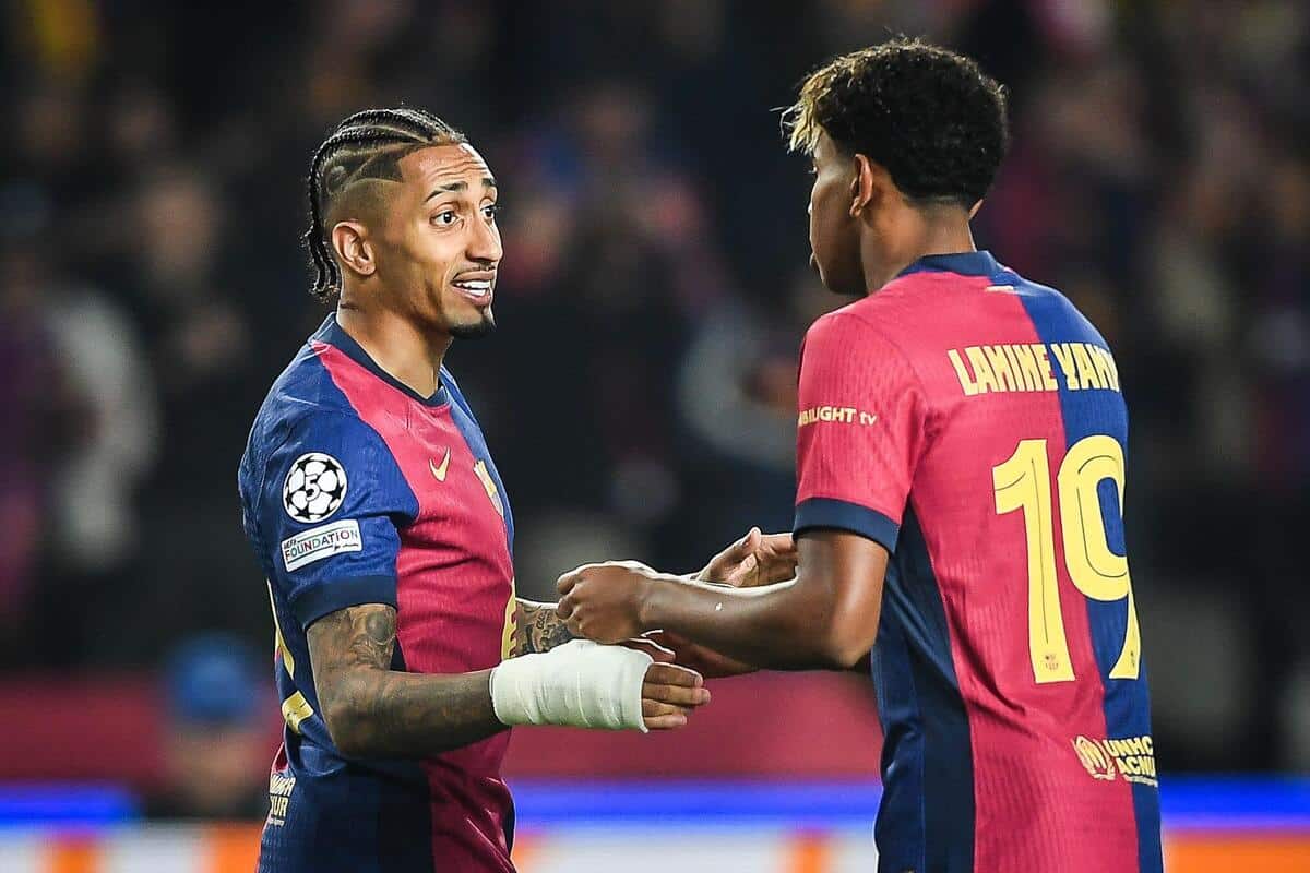 Raphinha i Lamine Yamal