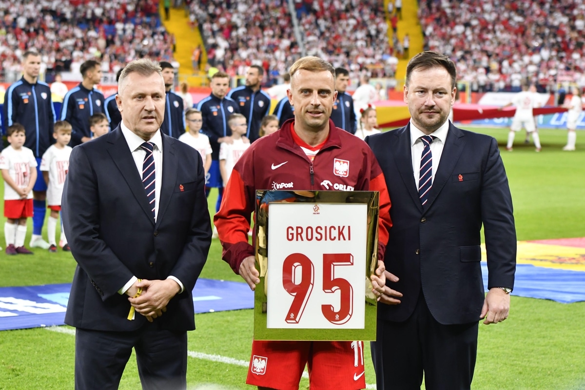 Cezary Kulesza, Kamil Grosicki i Łukasz Wachowski