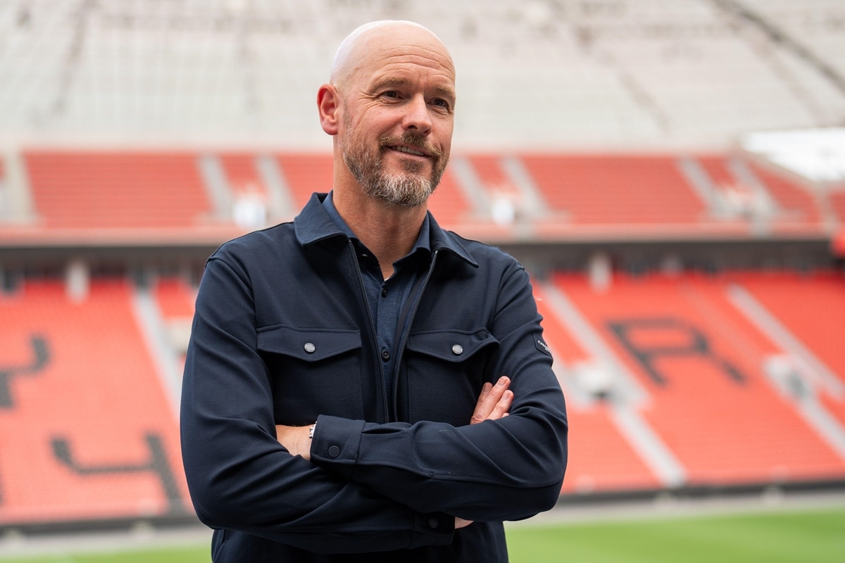 Erik ten Hag - trener Bayeru Leverkusen