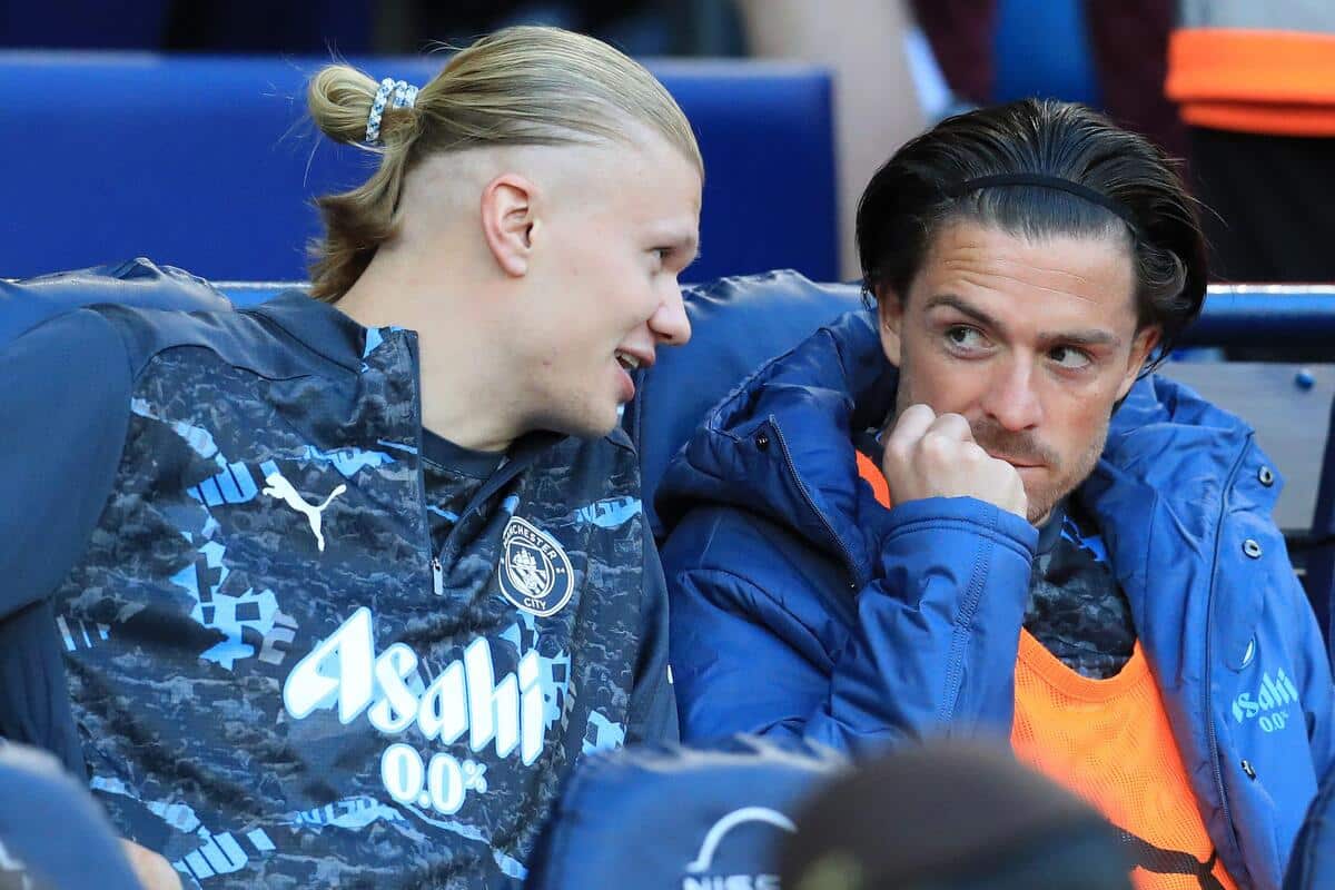 Erling Haaland i Jack Grealish
