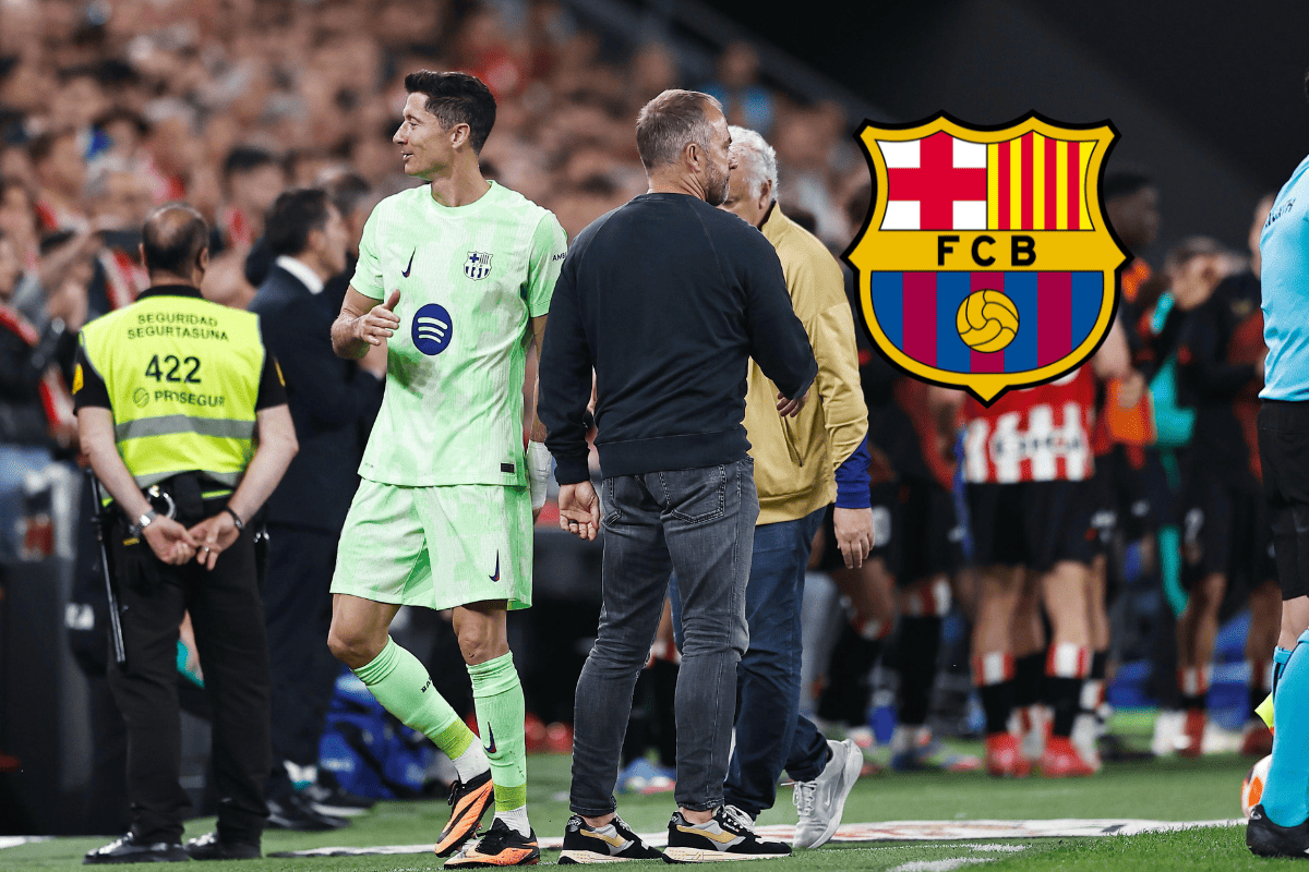 Robert Lewandowski i Hansi Flick