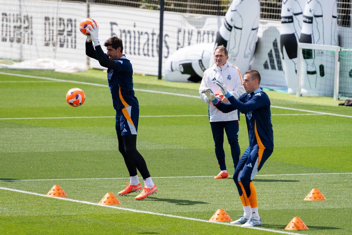 Thibaut Courtois i Andrij Łunin