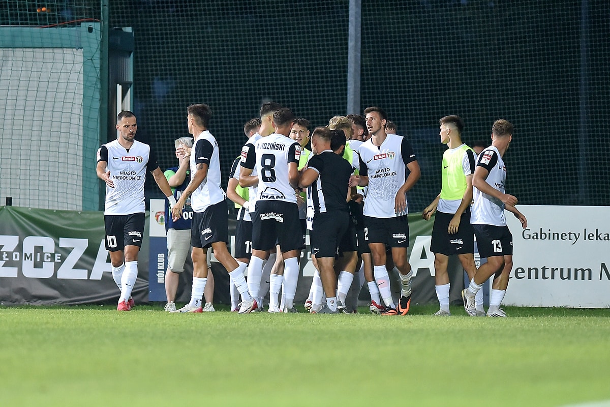 Piłkarze Puszczy Niepołomice