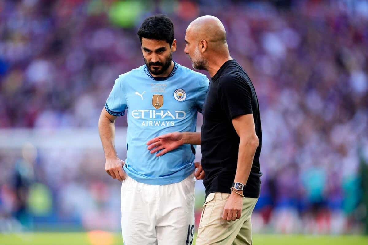 Ilkay Gundogan i Pep Guardiola