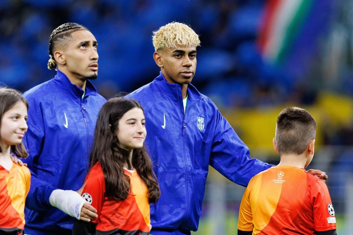 Raphinha i Lamine Yamal