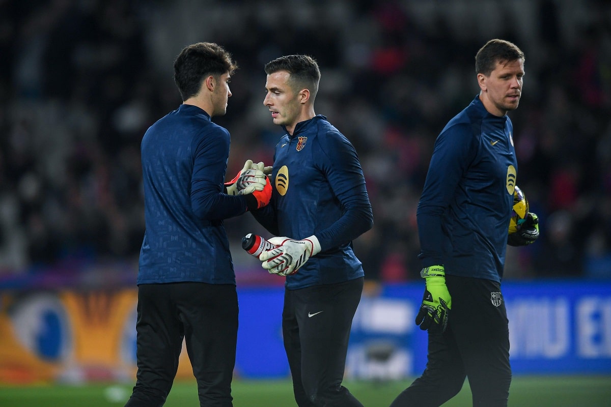 Wojciech Szczęsny i Iñaki Peña
