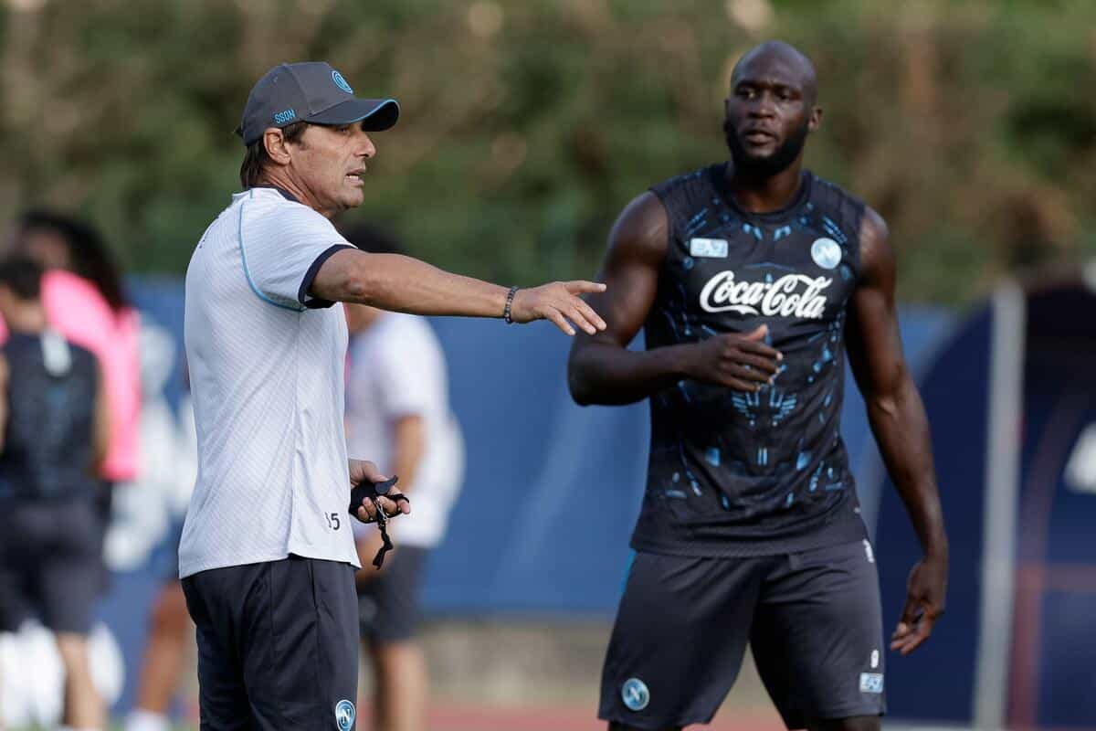 Antonio Conte i Romelu Lukaku