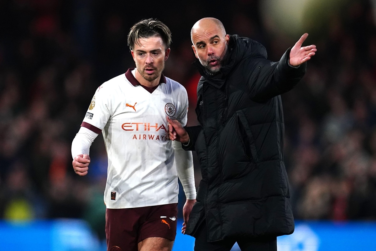 Jack Grealish i Pep Guardiola