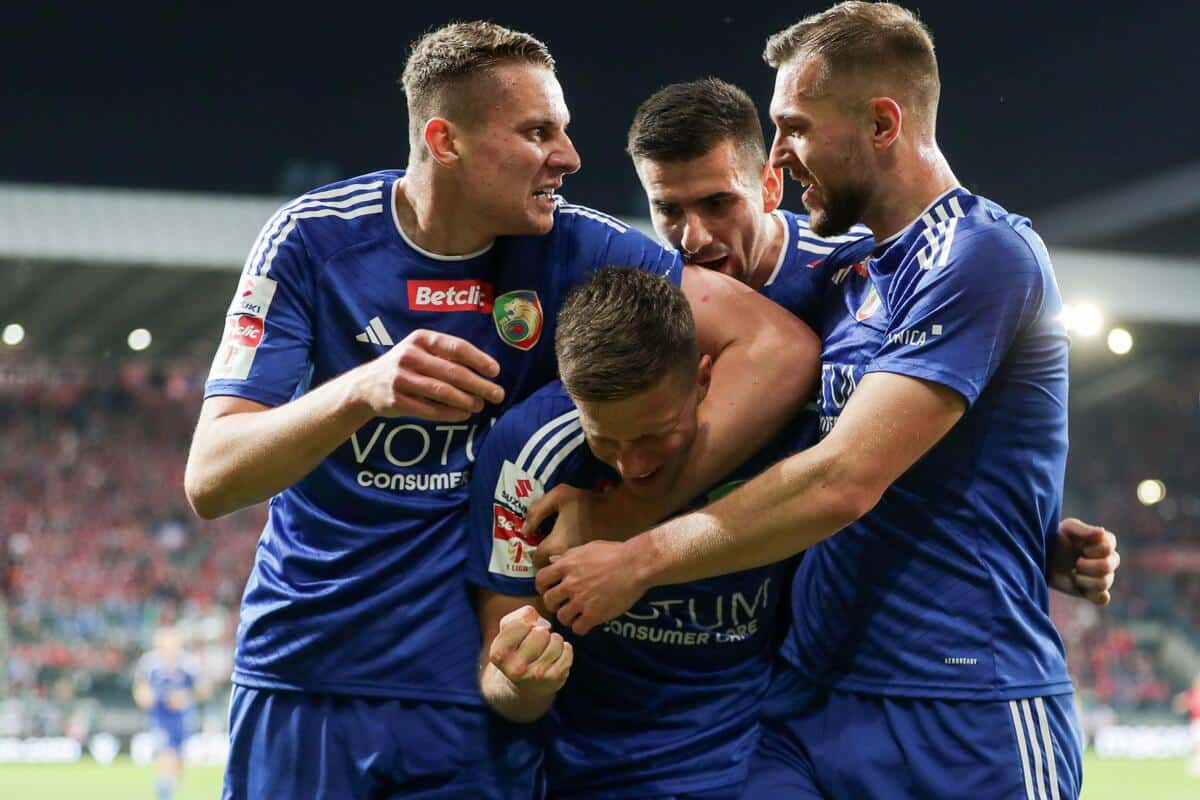 Piłkarze Miedzi Legnica